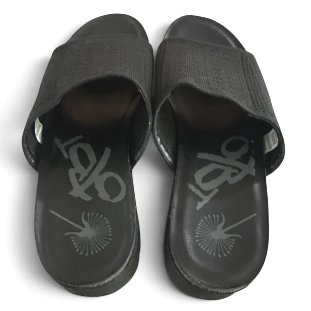 OTBT Knit Platform Slide Sandals